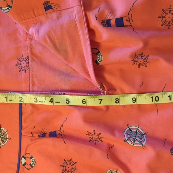 Yumi Size 6/8 Nautical Themed Print Pink and Blue Mini Skirt - Picture 5 of 6